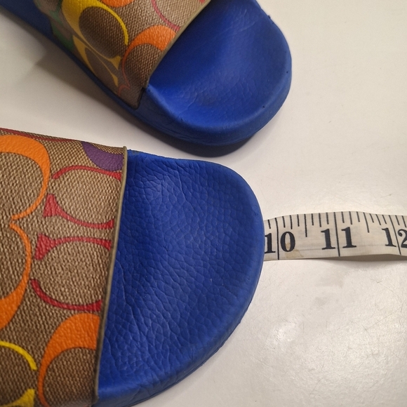 Coach Pride Men's-unisex Slides Men's Size 6 Or Woman's Size 7.5 - Picture 12 of 13